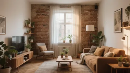 10 Living Room with Brick Wall Ideas