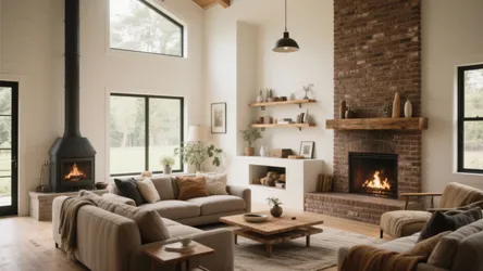10 Inspiring Living Room Chimney Ideas