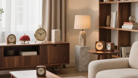 5 Small Table Clocks for Living Room: Designer-Backed Picks
