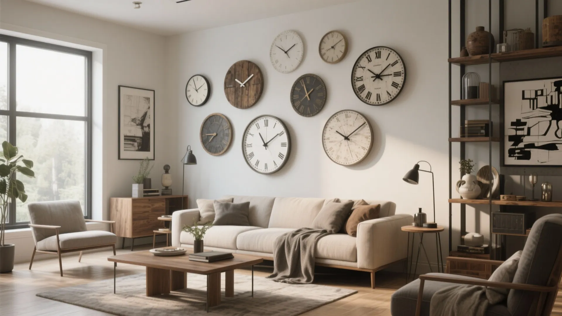 10 Living Room Clock Ideas for Stylish Spaces