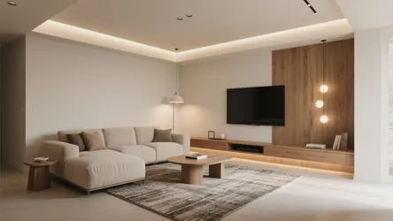 Corner ceiling lights for living room: 5 ideas that work