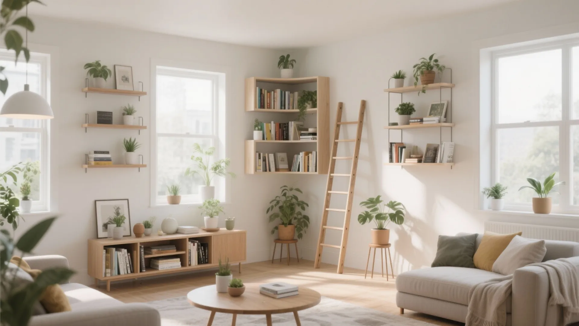 10 Corner Shelving Ideas for Living Room