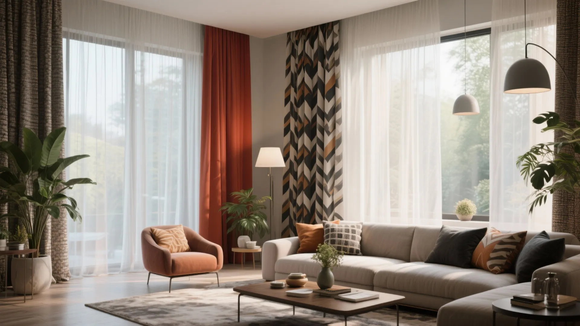 5 Inspiring Living Room Curtain Design Ideas: Stylish and Functional Curtain Inspirations for Your Living Space