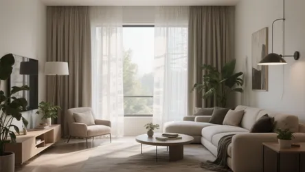 10 Creative Curtains in Living Room Ideas