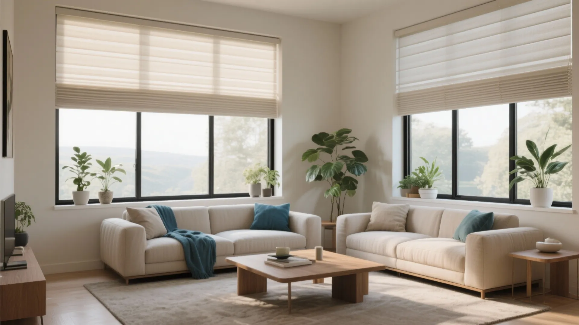 [
  {
    "items": [
      {
        "url": "https://coohom-biz-sg-s3.coohom.com/ins/static/article/living-room-daylight-hero-1764374777047830500.jpg",
        "alt": "Modern living room with two beige sofas, wooden coffee table, green plants, and large windows"
      }
    ]
  }
]