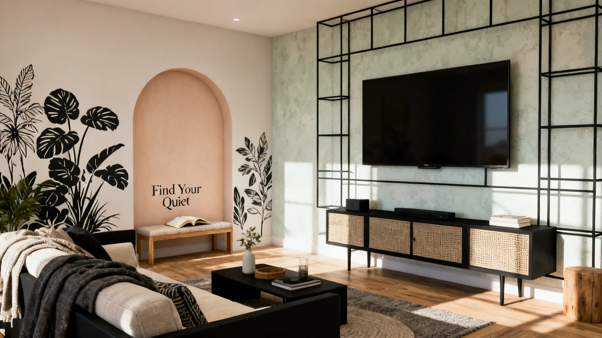 5 Wall Stickers Ideas for Living Room Interior Design