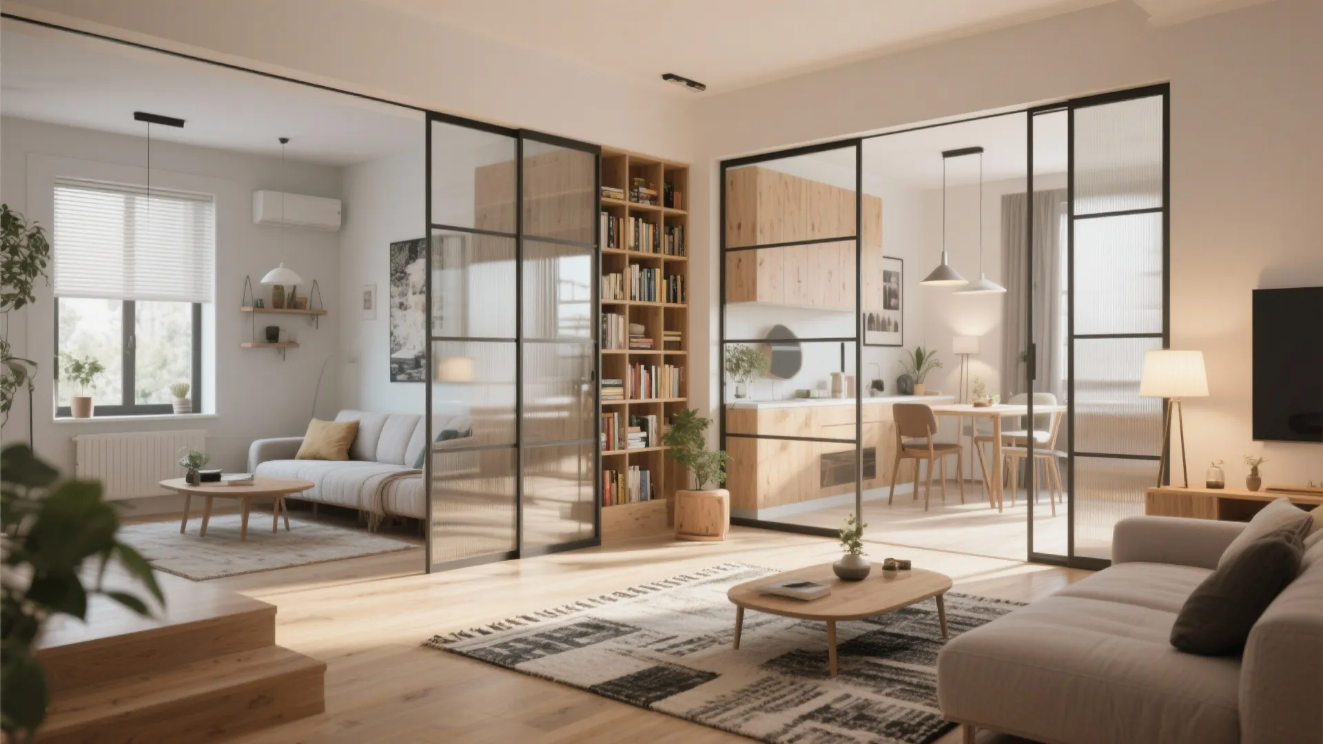 10 Smart Living Room Division Ideas