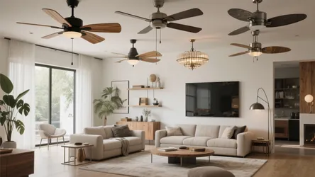10 Living Room Ceiling Fan Ideas