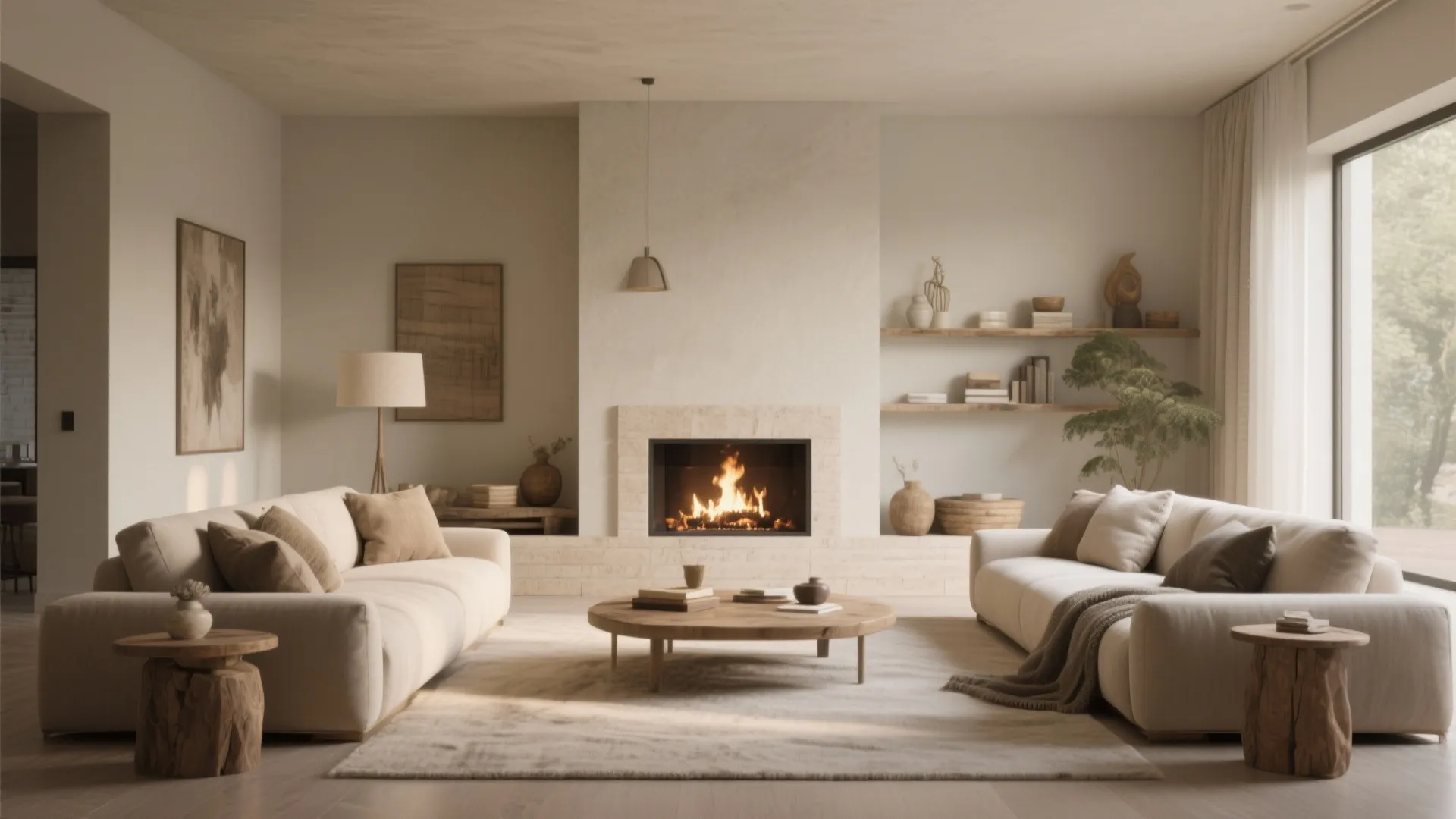 10 Living Room Design Ideas with Fireplace: Cozy Meets Stylish: 10 Inspiring Living Room Designs Featuring Fireplaces