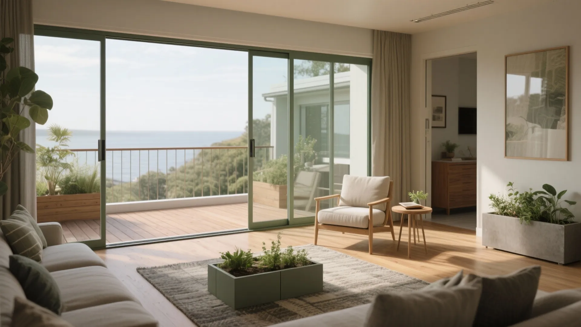 Balcony-Connected Living Room for Daily Indoor–Outdoor Flow