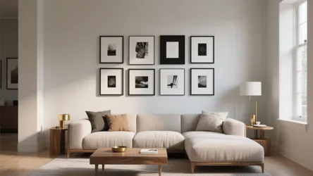 5 Wall Frame Ideas for Living Room (Designer-Backed)