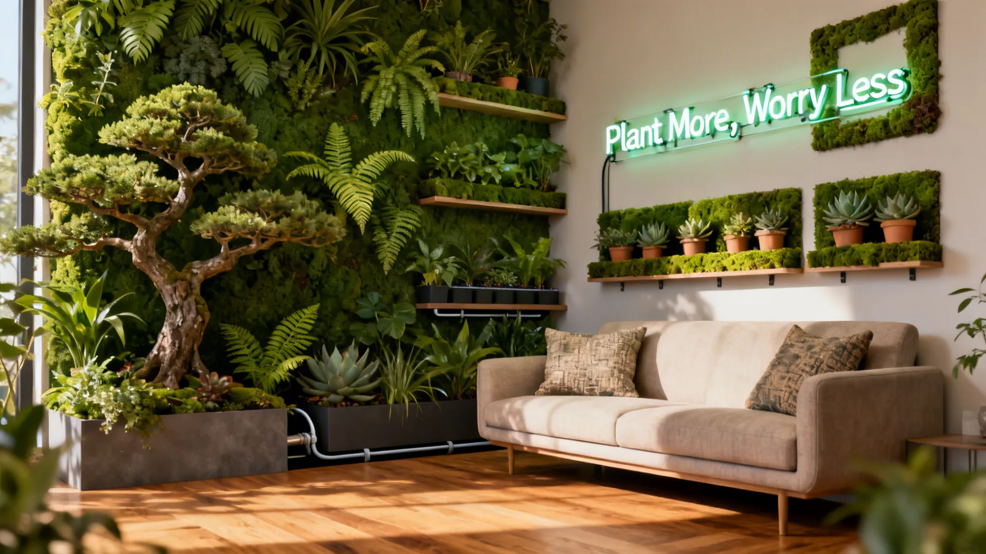 5 Green Wall Decor Ideas for Living Room