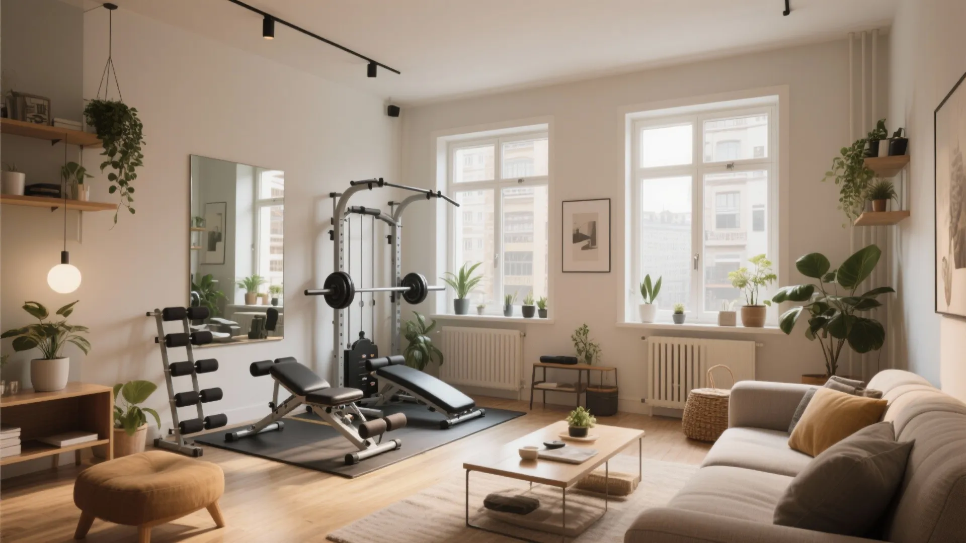 10 Living Room Gym Ideas: Smart & Stylish Ways to Combine Relaxation and Fitness in One Space