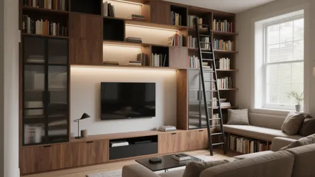 5 Living Room Bookshelf Ideas That Max Out Space