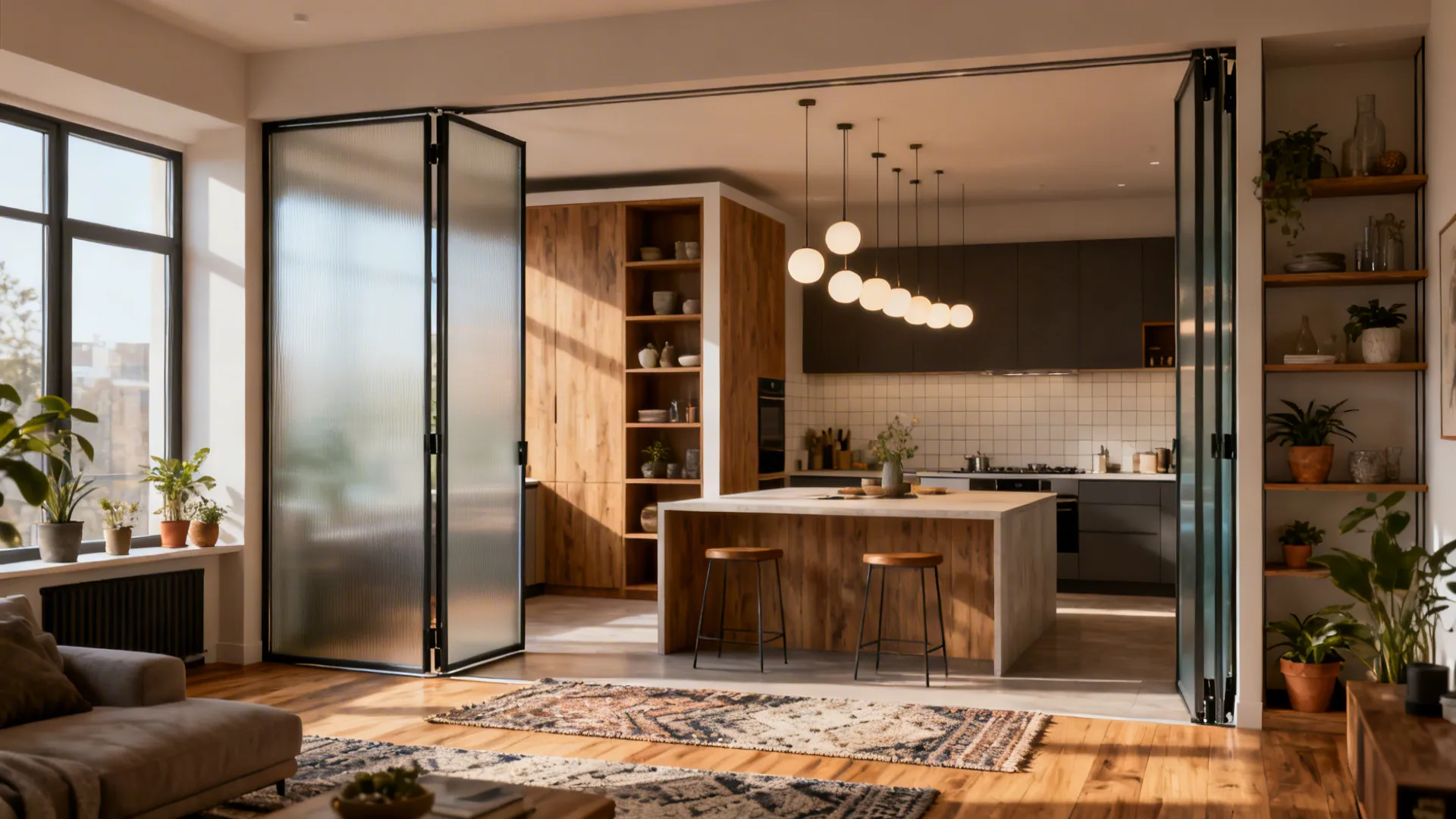 5 Smart Ways to Divide Living Room and Kitchen