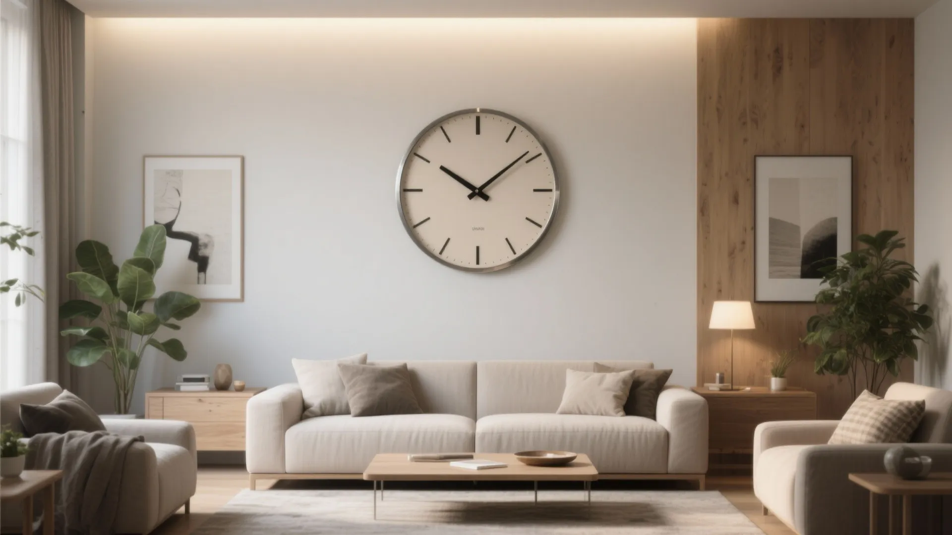 Big Wall Clock for Living Room: Style Guide & Placement Tips: 1 Minute to Elevate Your Living Room with a Big Wall Clock