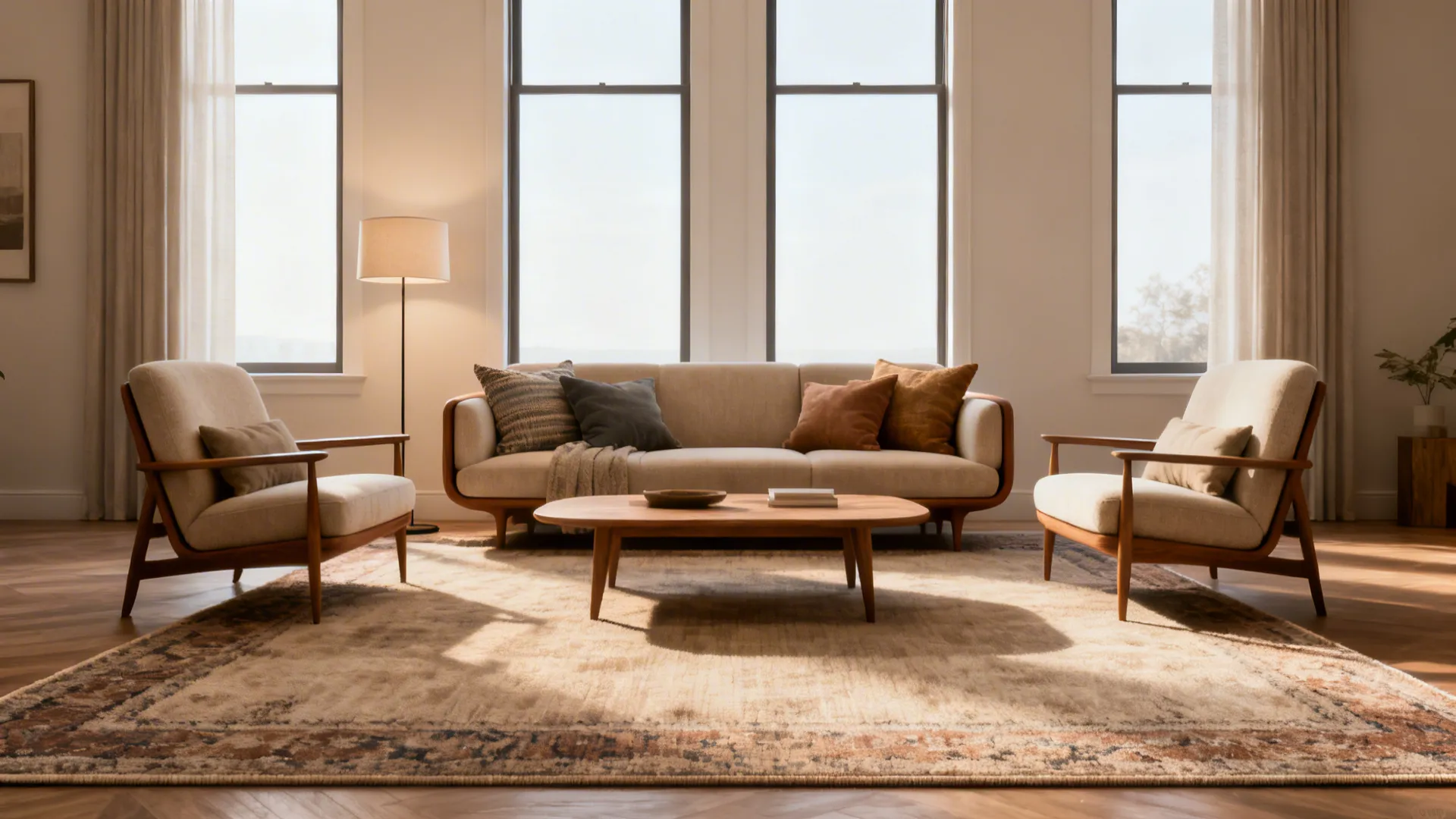 5 Rug Layout Ideas for Living Rooms