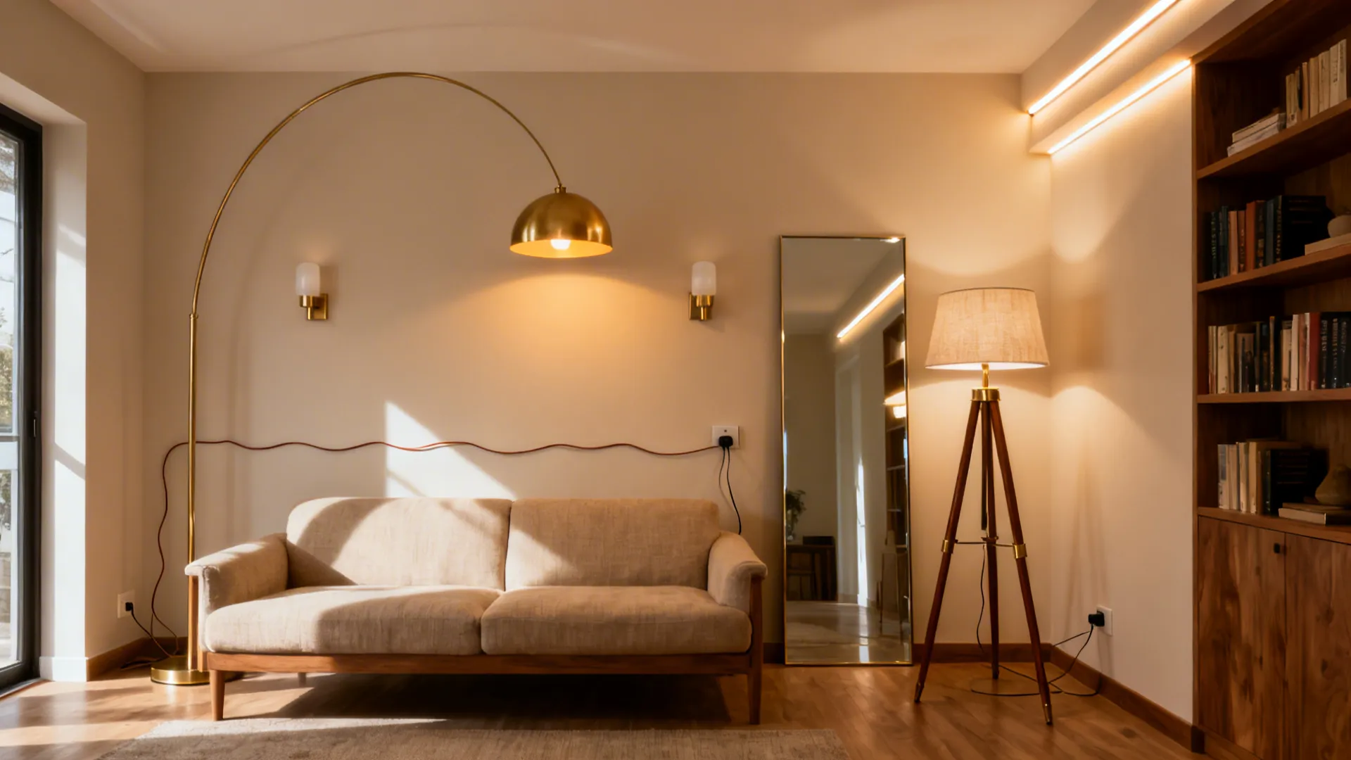 5 Lighting Ideas for Living Rooms Without Ceiling Lights