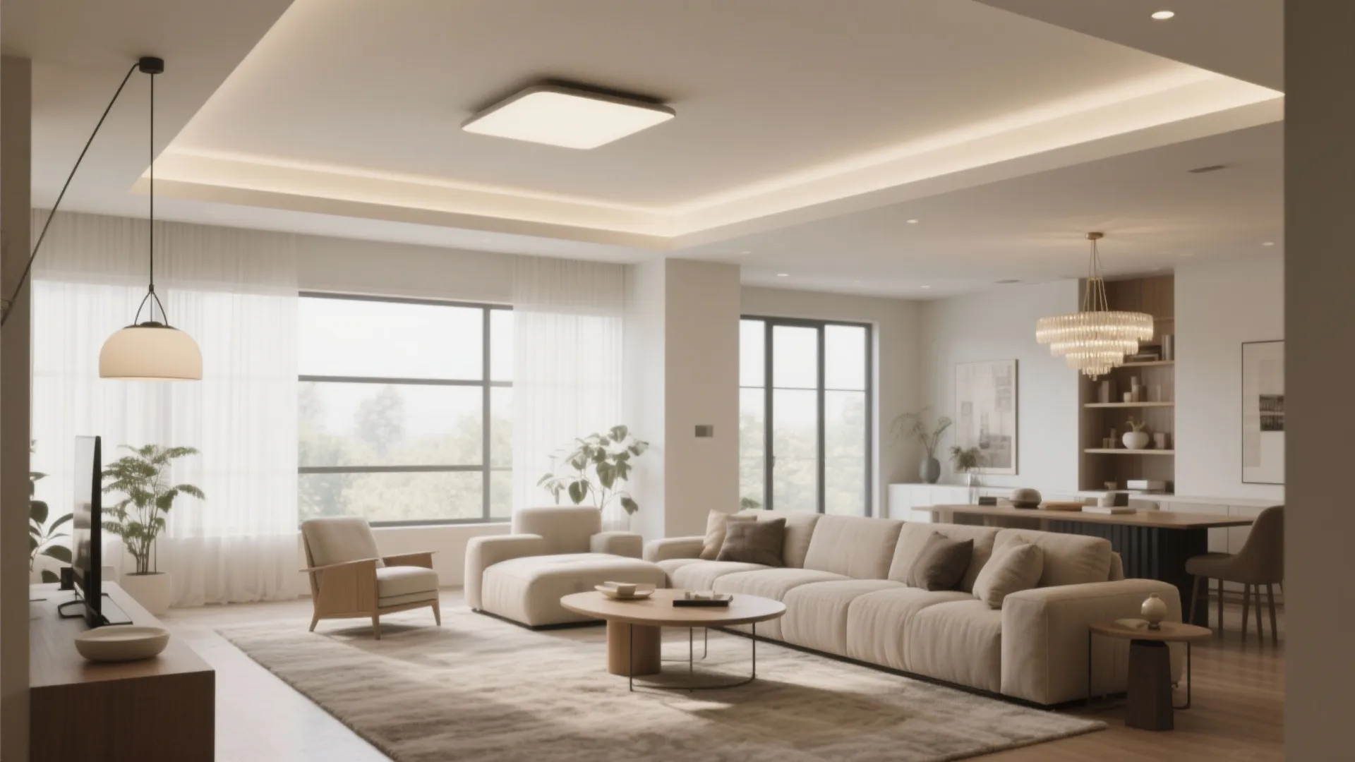 10 Ceiling Lighting Ideas for Your Living Room: Brighten Your Living Space with These Designer-Approved Tips