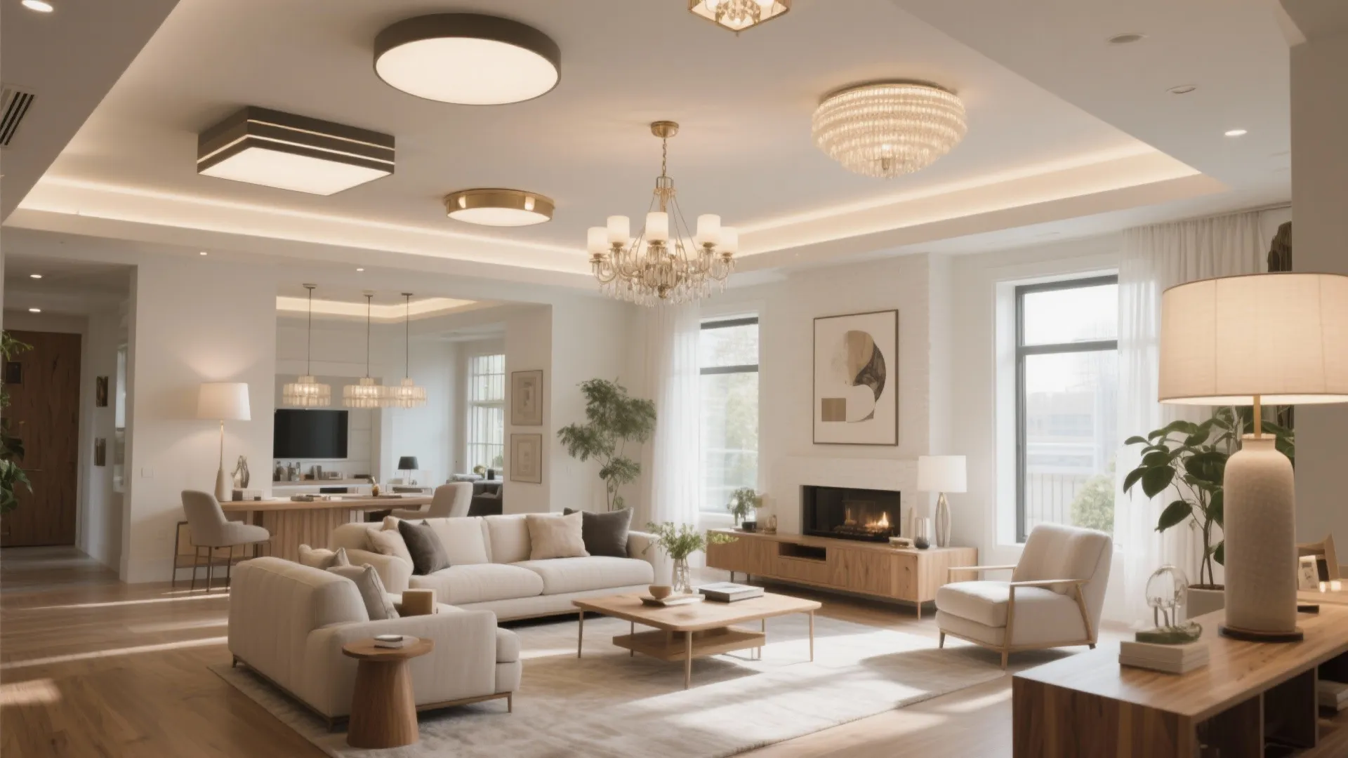 10 Living Room Ceiling Lights Ideas: Creative and Practical Ceiling Light Inspirations for Your Living Room