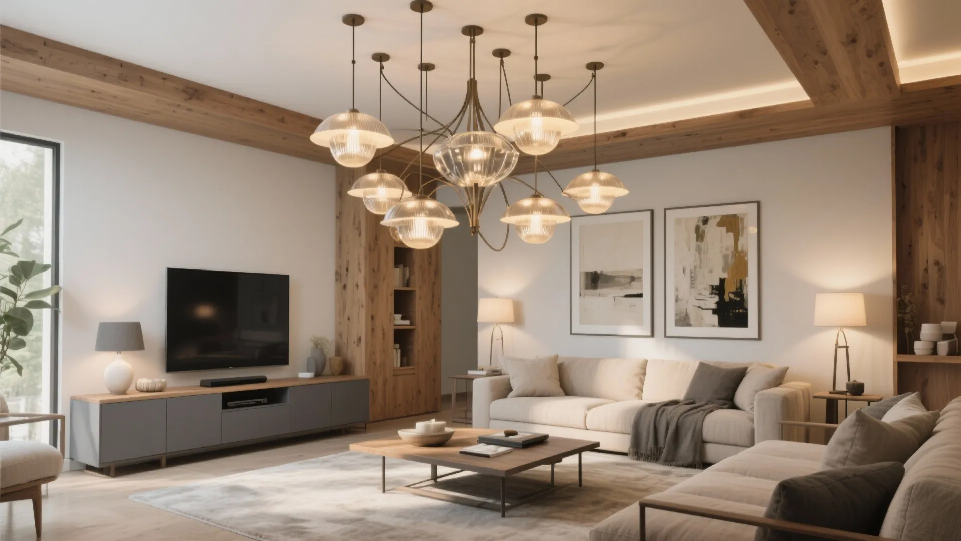 Decorative Hanging Lights for Living Room: Brighten Your Space Beautifully: 1 Minute to Transform: Fast-Track Guide to Stunning Living Room Lighting