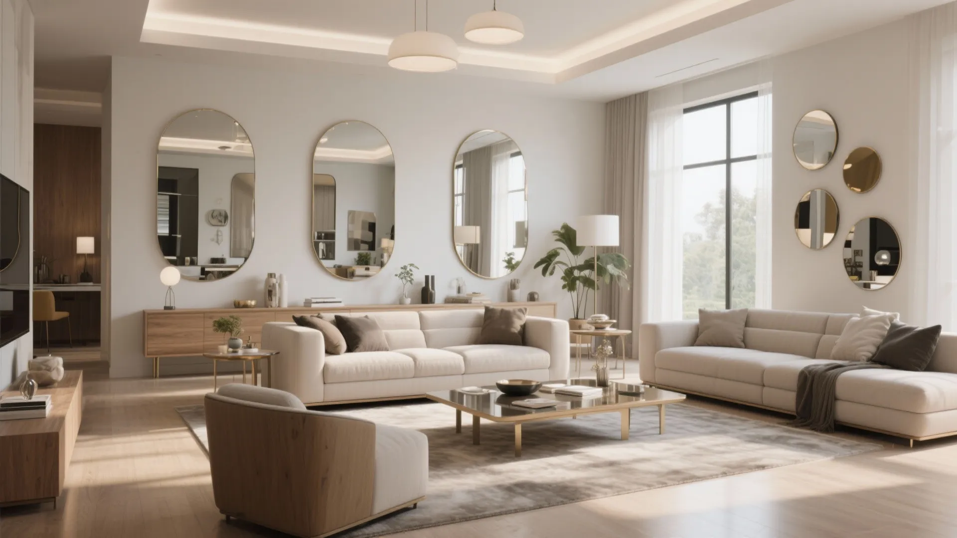 10 Living Room Mirror Decorating Ideas