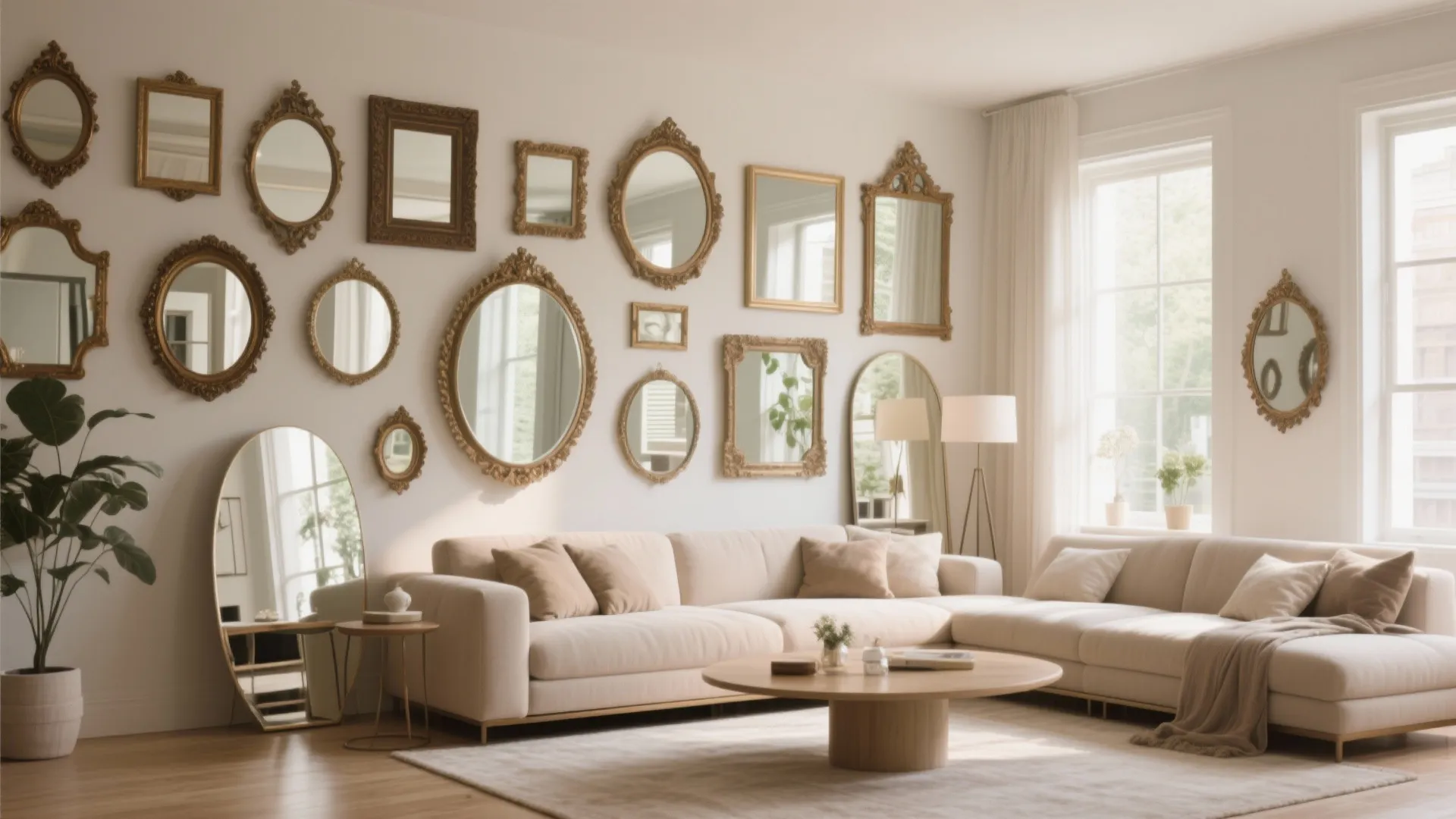 10 Mirror Wall Decor Ideas for Living Room: Creative and Practical Ways to Elevate Your Living Room Design with Mirrors