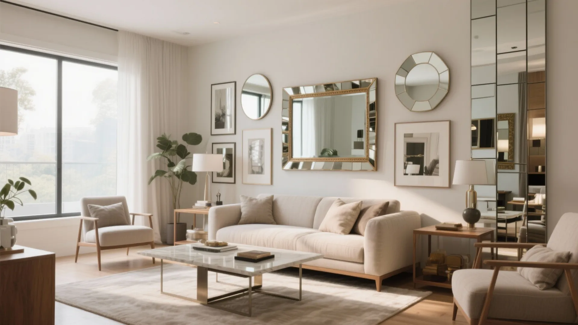 5 Living Room Mirror Ideas to Transform Your Space: Creative ways to use mirrors in your living room for style, light, and space