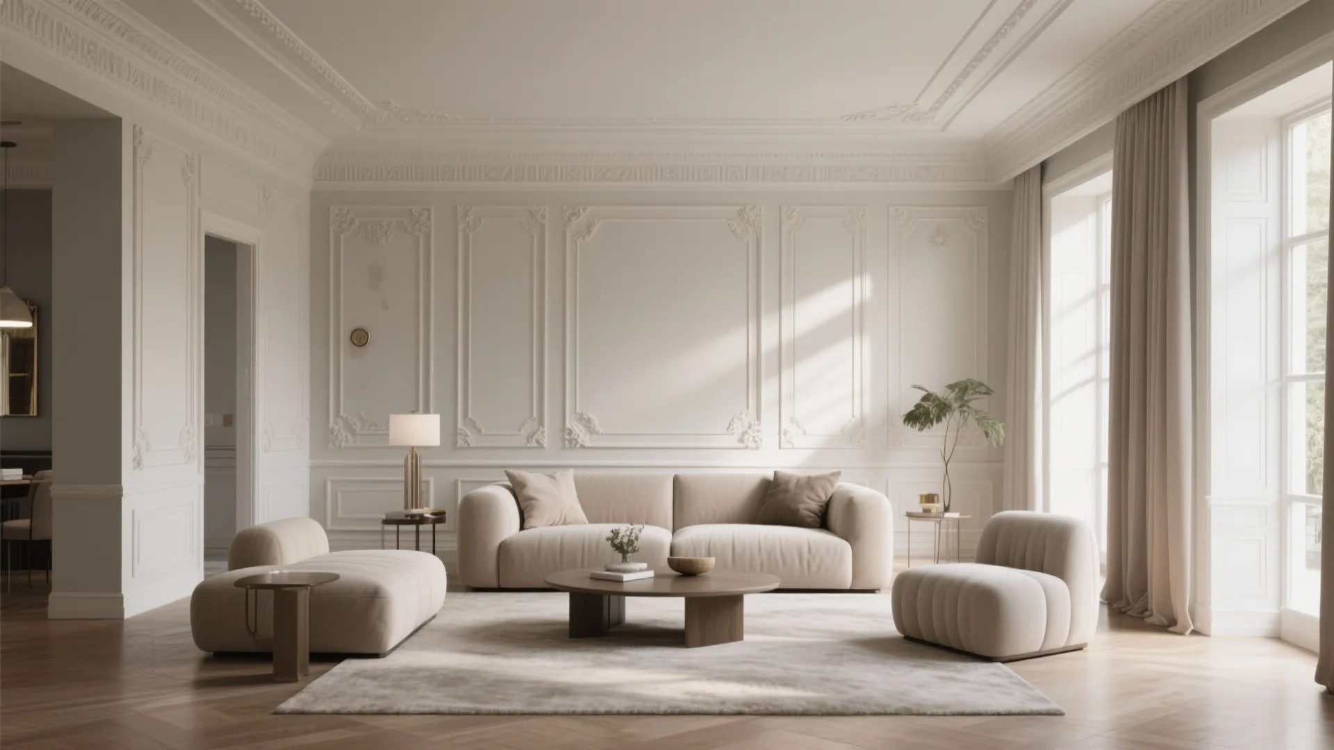 10 Molding Ideas for a Stylish Living Room