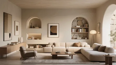 10 Living Room Wall Niche Ideas