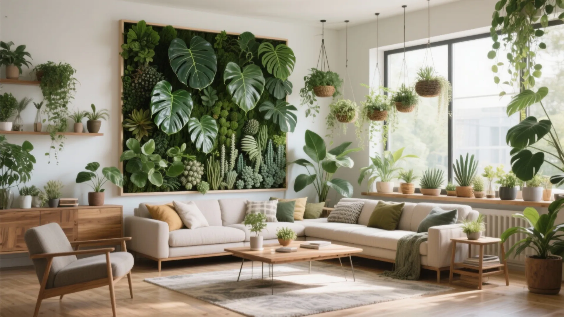 5 Indoor Plants Ideas for a Cozy Living Room: Transform Your Living Room with Greenery: 5 Designer-Approved Inspirations