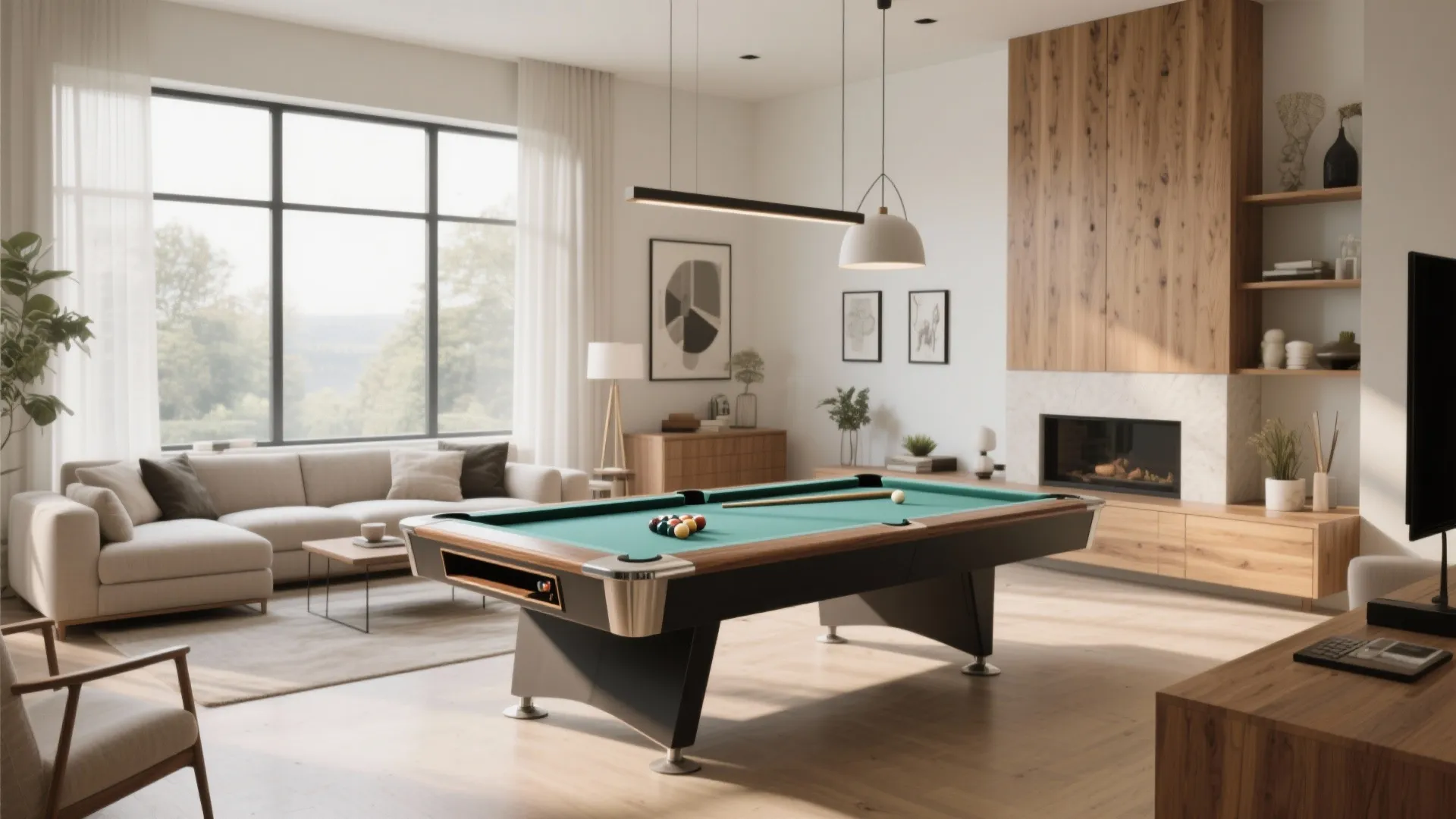 10 Living Room Pool Table Ideas: Creative Ways to Blend a Pool Table into Your Living Space