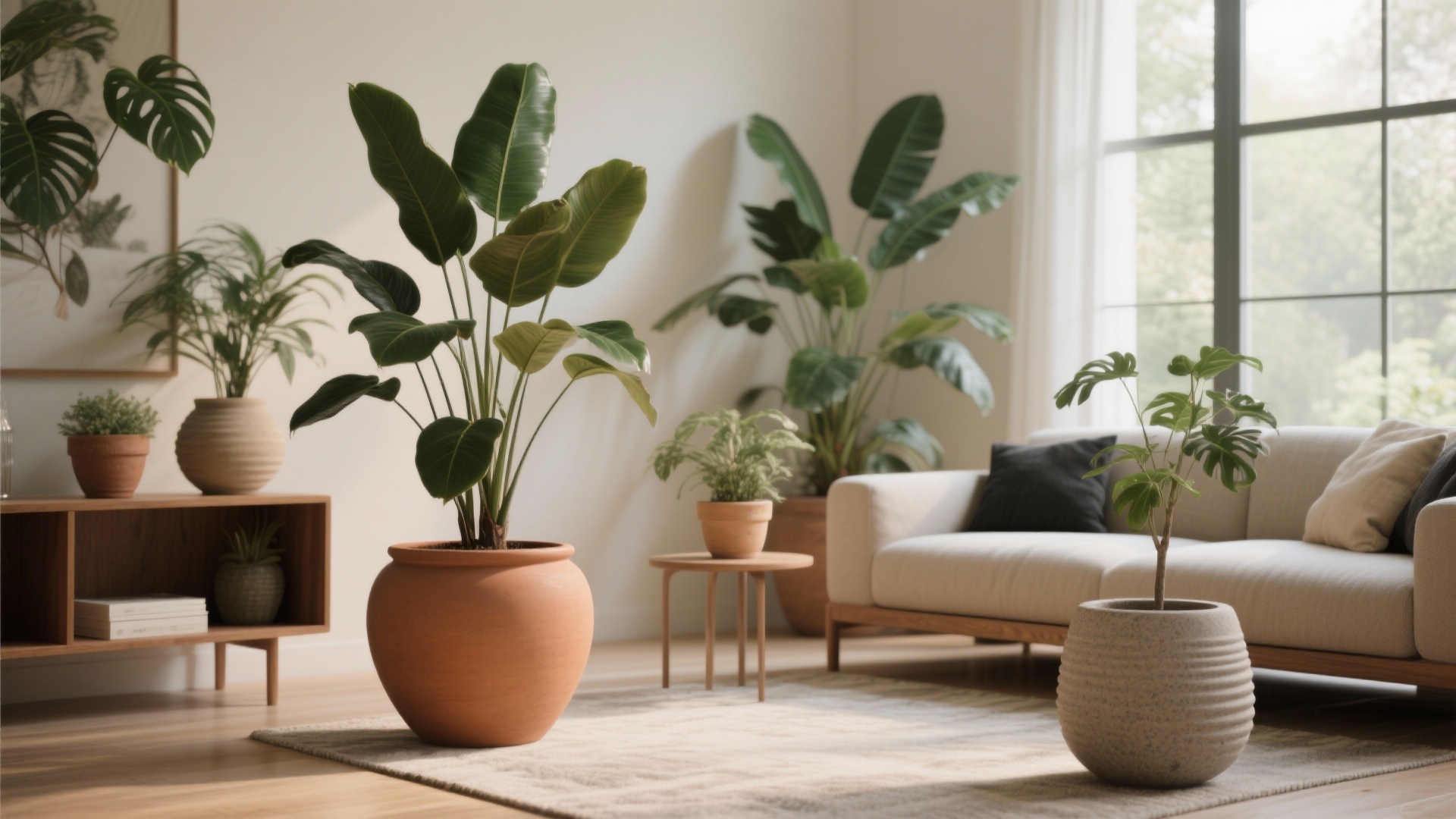 Two Tpots Roon Living Room Plant Pots: Fix Empty Corners Without Clutter