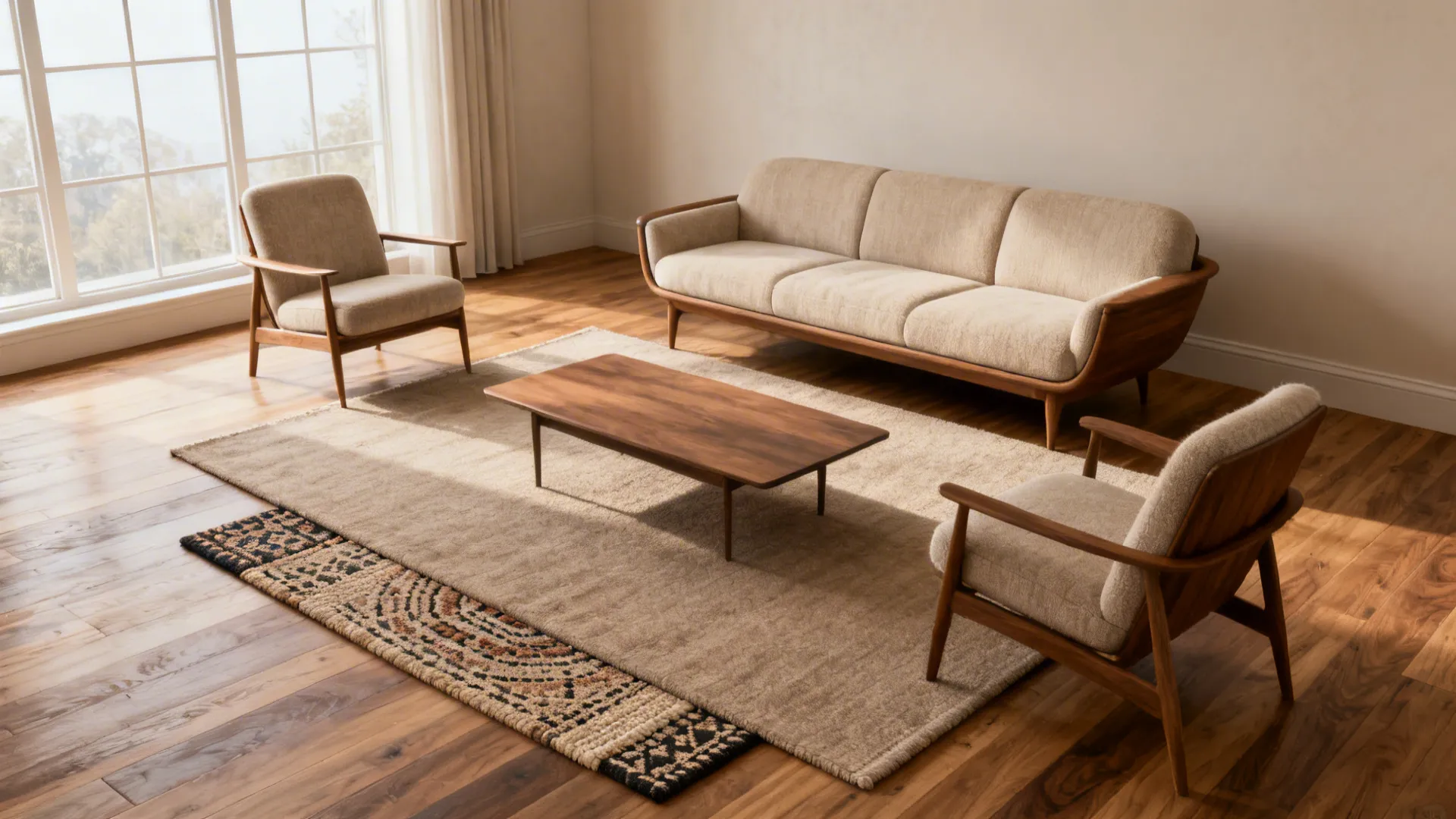 Living Room Rug Size Guide: 5 Practical Ideas