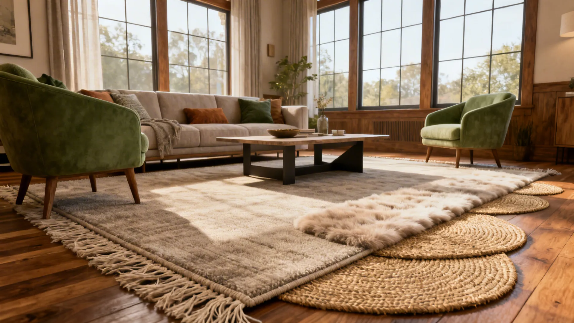 5 Big Ideas for Large Area Rugs in Living Rooms