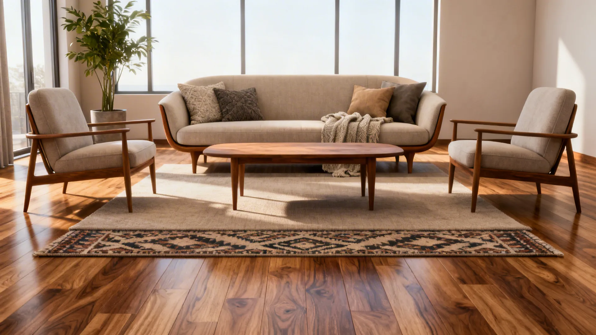 5 Rug Placement Ideas for Living Rooms