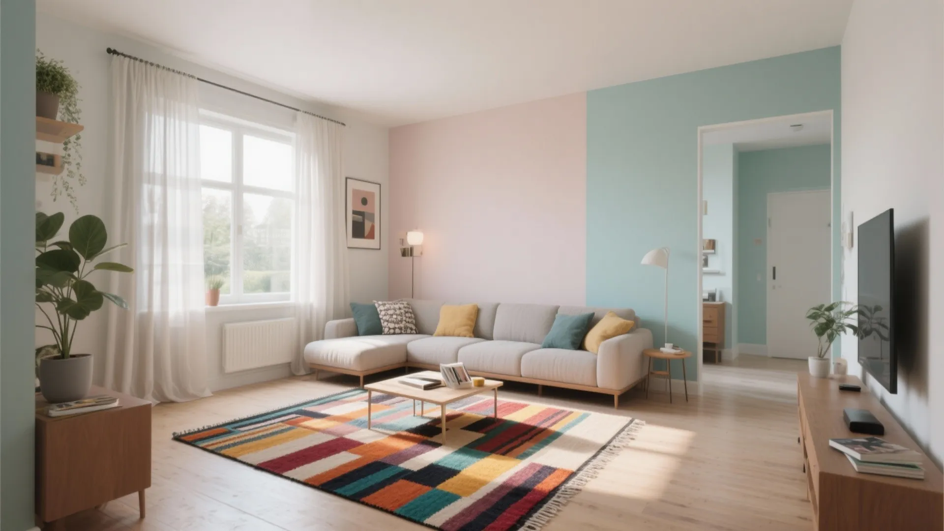 4. Define Zones with Rugs