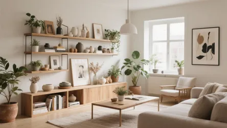10 Decorating Ideas for Shelves in Living Room
