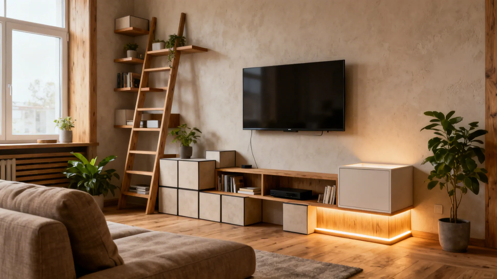 5 Creative Wall Shelf Units for Living Room