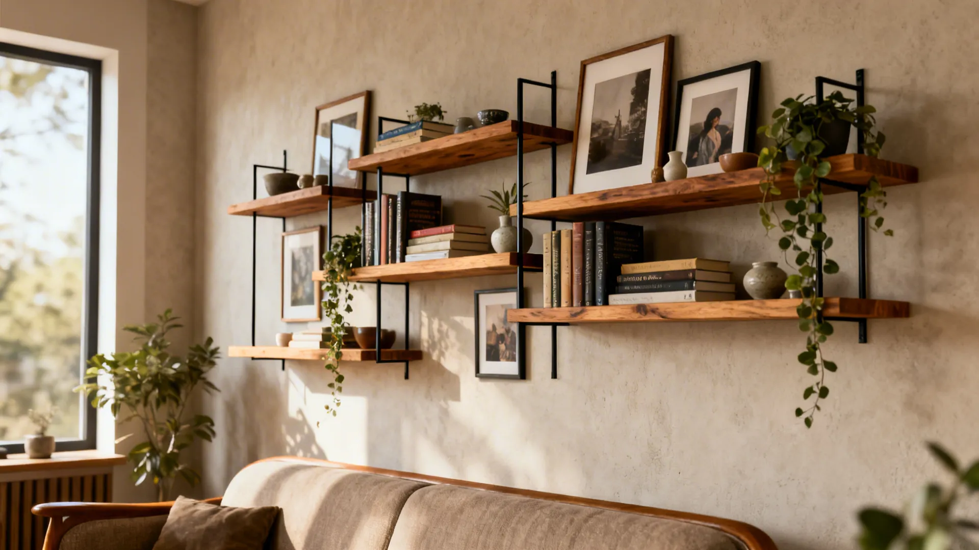 Living Room Wall Shelf Ideas — 5 Decor Inspirations
