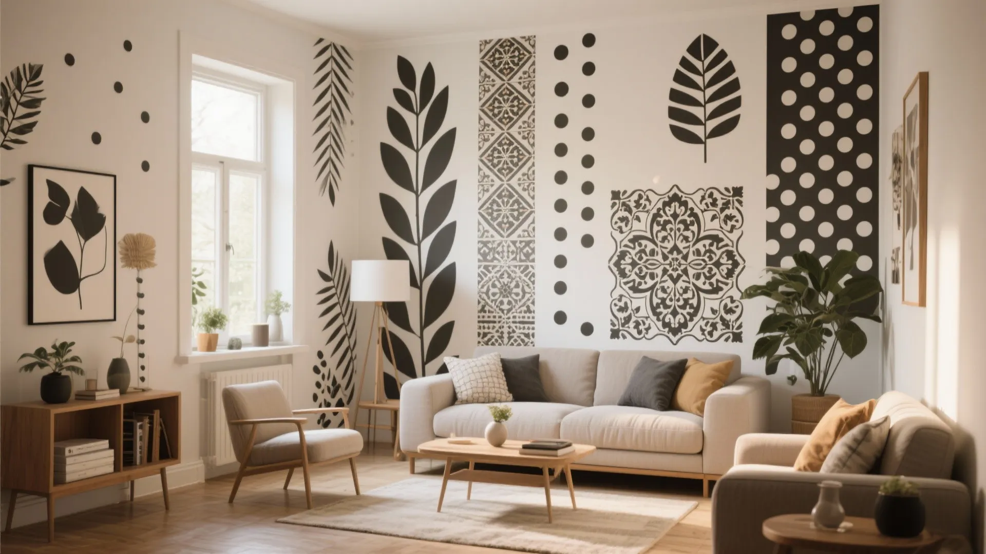 5 Living Room Wall Stencil Ideas: Creative Wall Stencil Inspirations for a Stylish Living Room