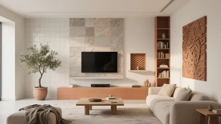 5 wall design tiles for living room ideas that work