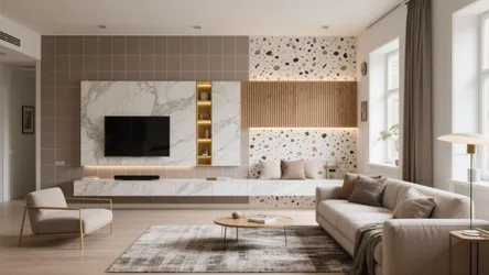 5 Tiles Living Room Wall Designs That Truly Work