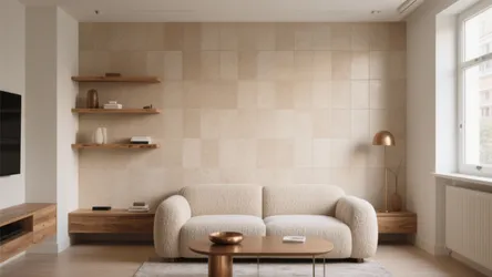 5 Simple Wall Tiles Design Ideas for Living Room