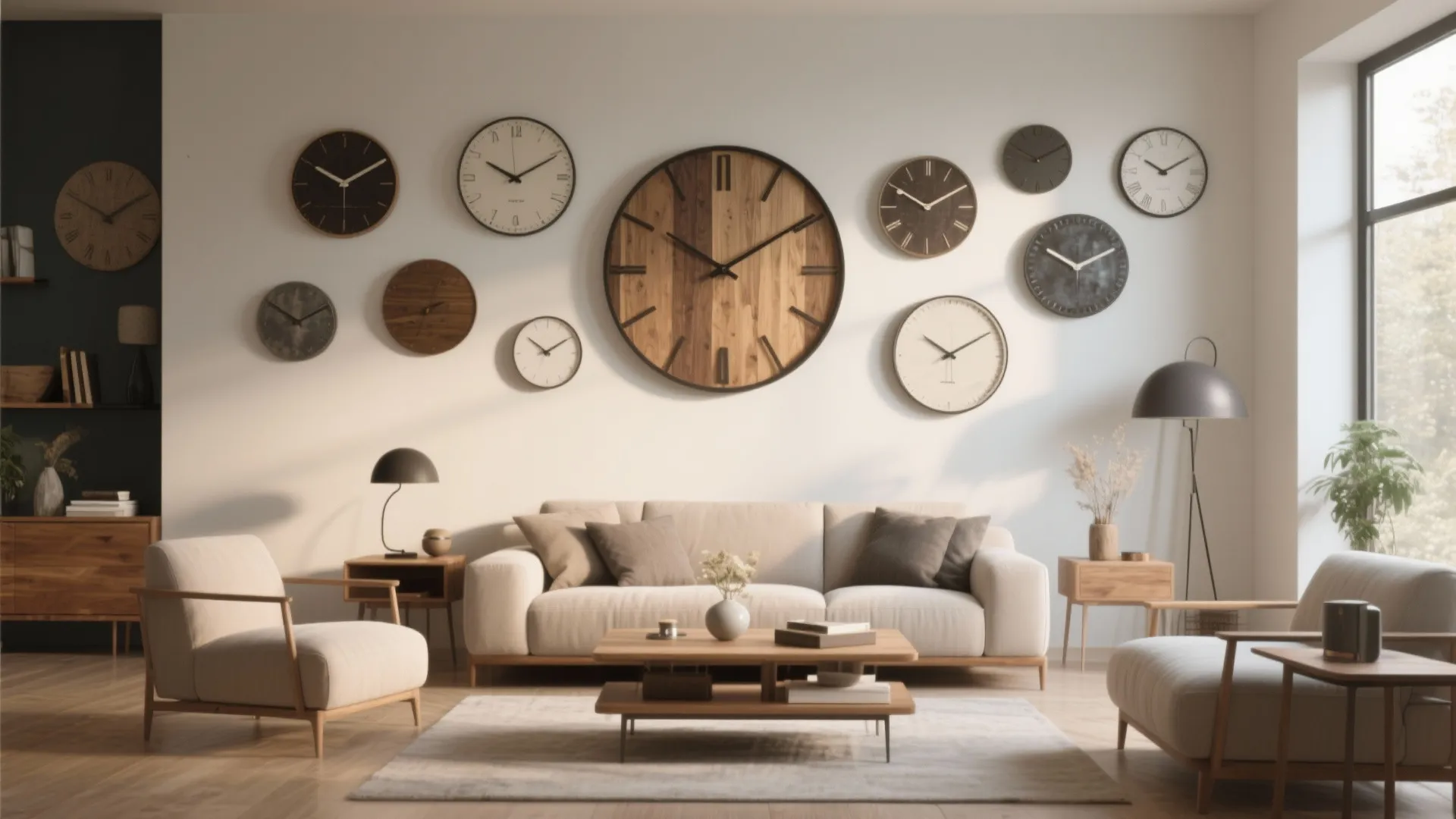 10 Living Room Wall Clock Decor Ideas: Creative & Stylish Wall Clock Designs to Elevate Your Living Room