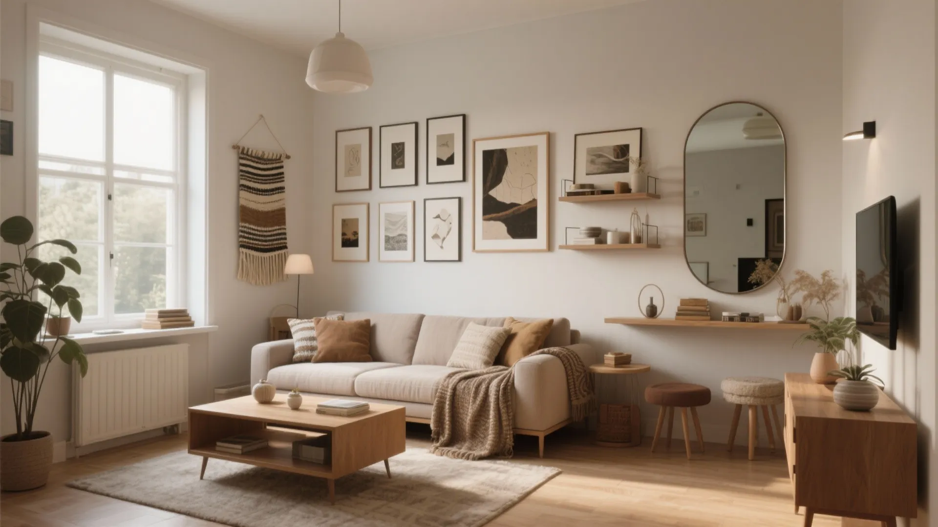 5 Wall Hanging Ideas for Living Room: Creative ways to decorate your living room walls with personality