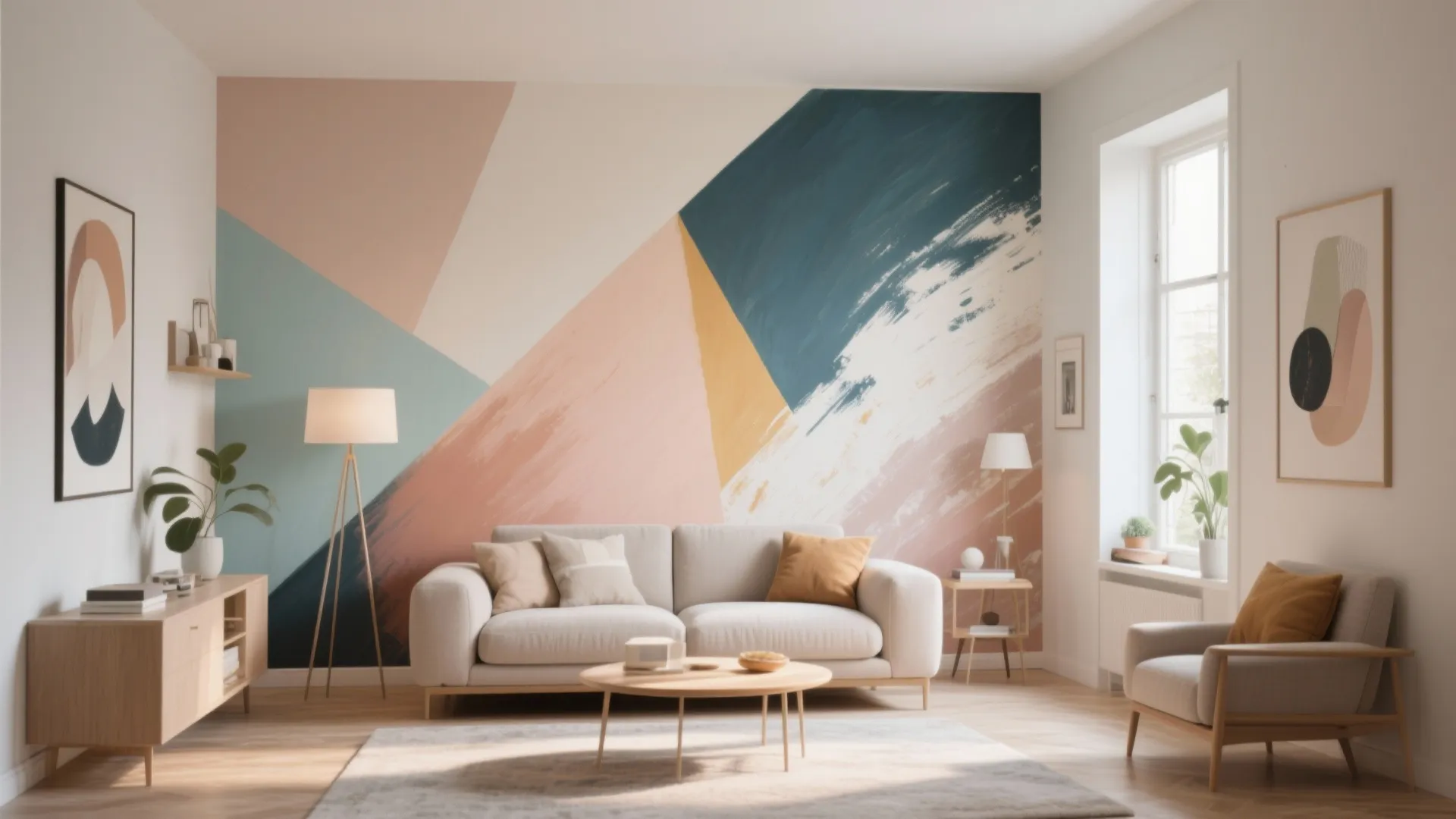 5 Simple Wall Painting Designs for Living Room: My Top 5 Wall Painting Inspirations for a Cozy Yet Stylish Living Room