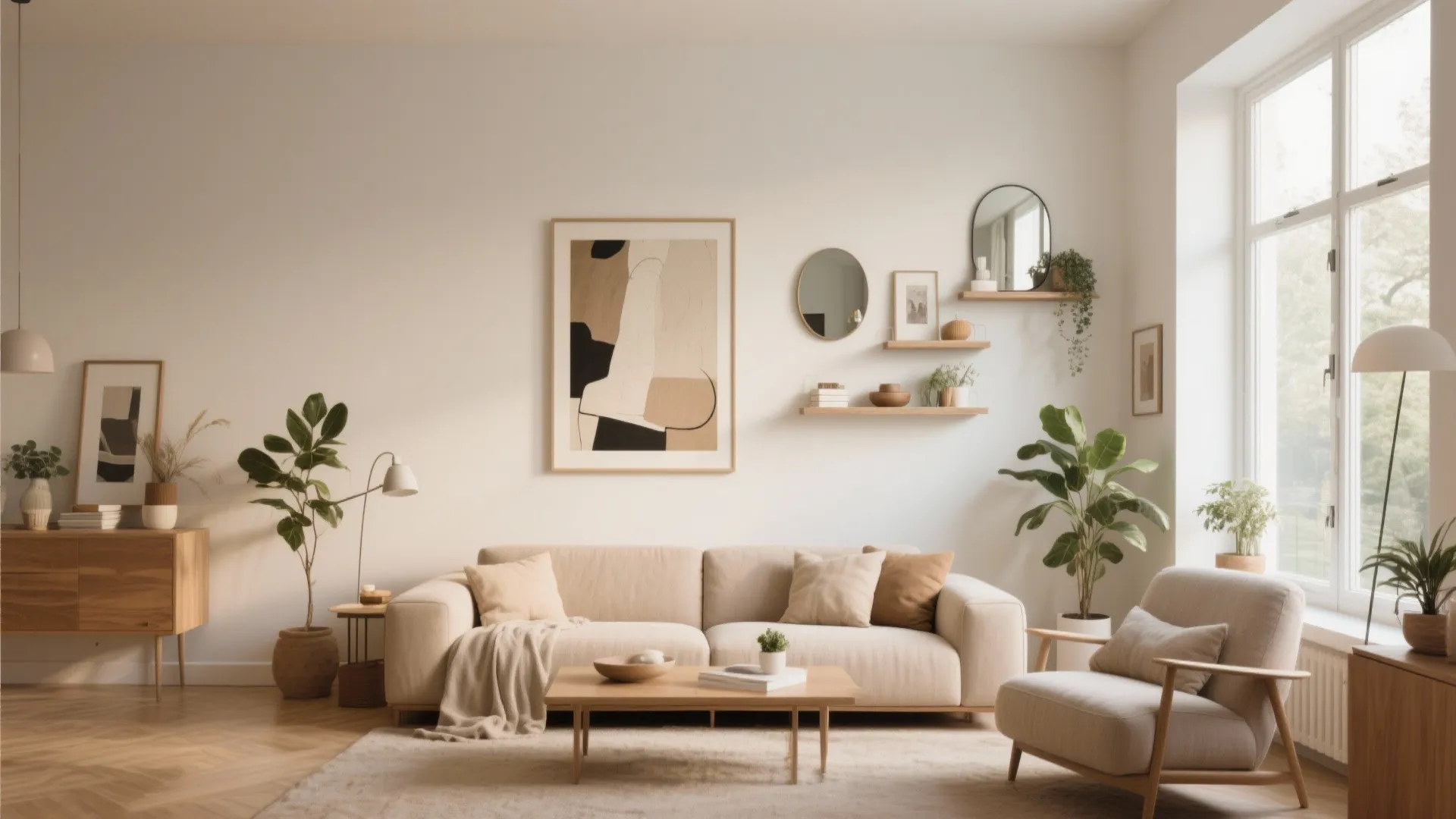 10 Blank Wall Ideas for Your Living Room