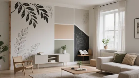 5 Wall Drawing Ideas for Living Room That Elevate Space