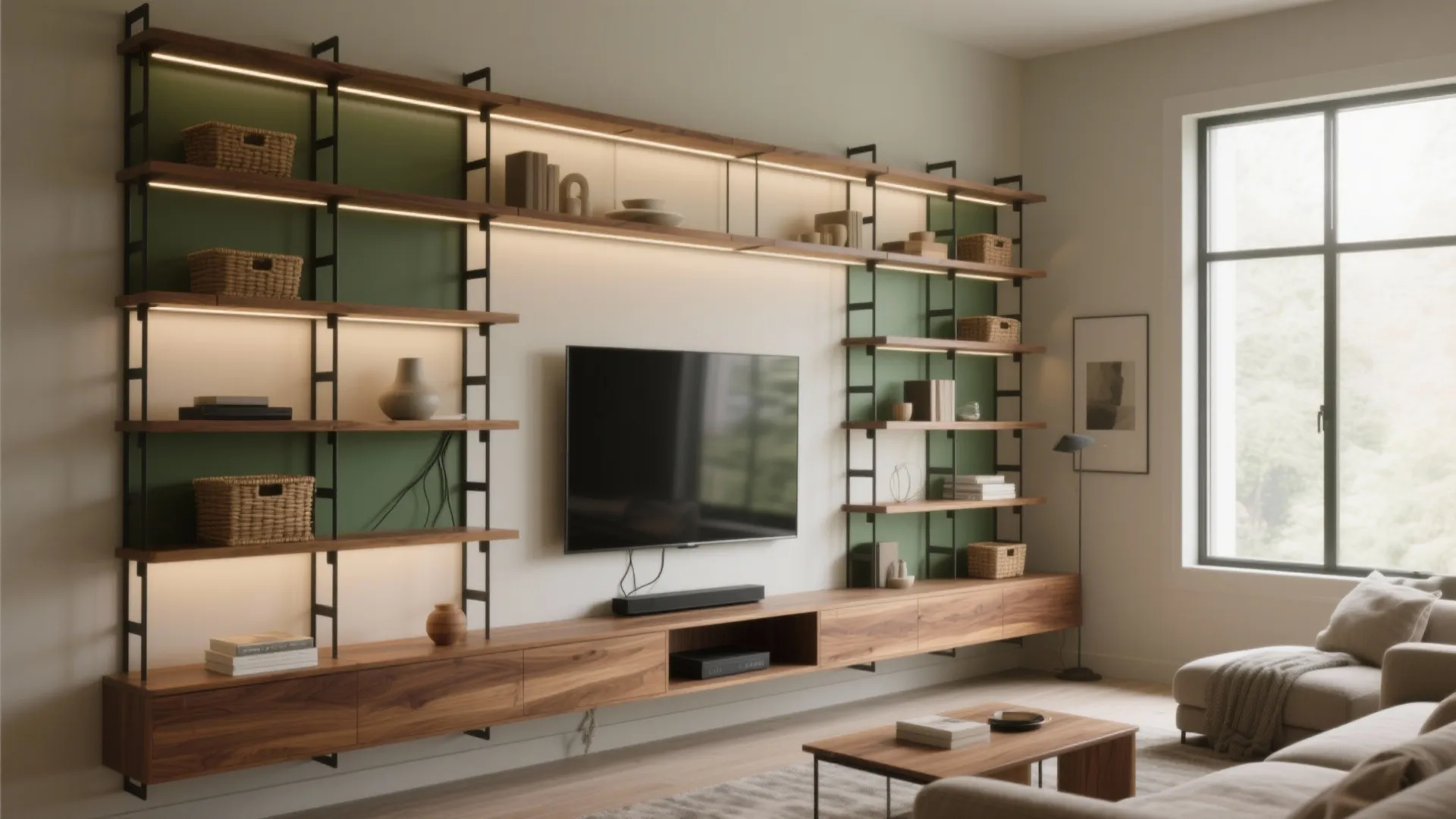 Wall Racks Designs for Living Rooms: Maximize Space with Style
